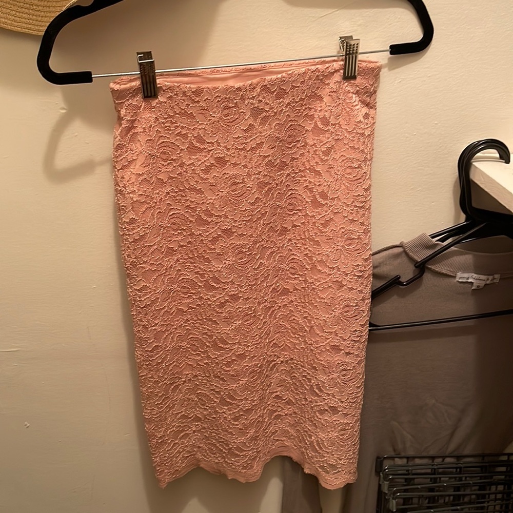 Pink skirt